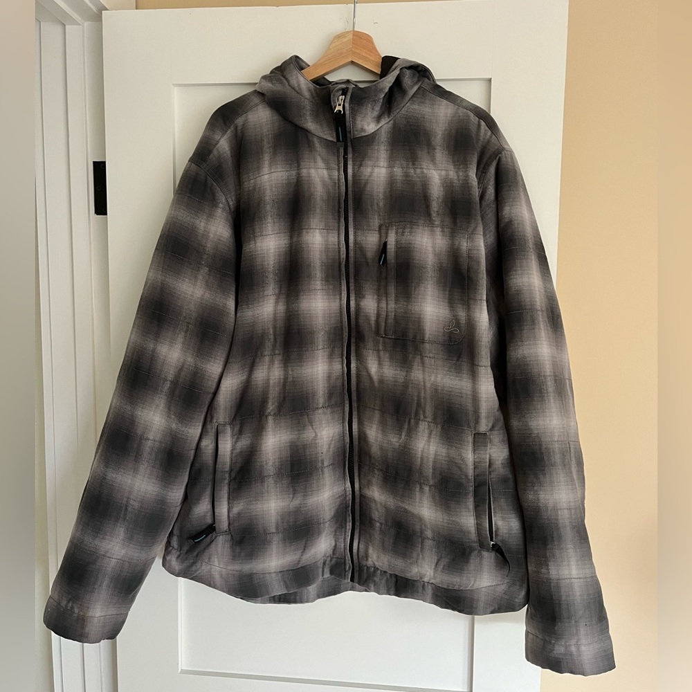 Prana Insulated Flannel zip up jacket